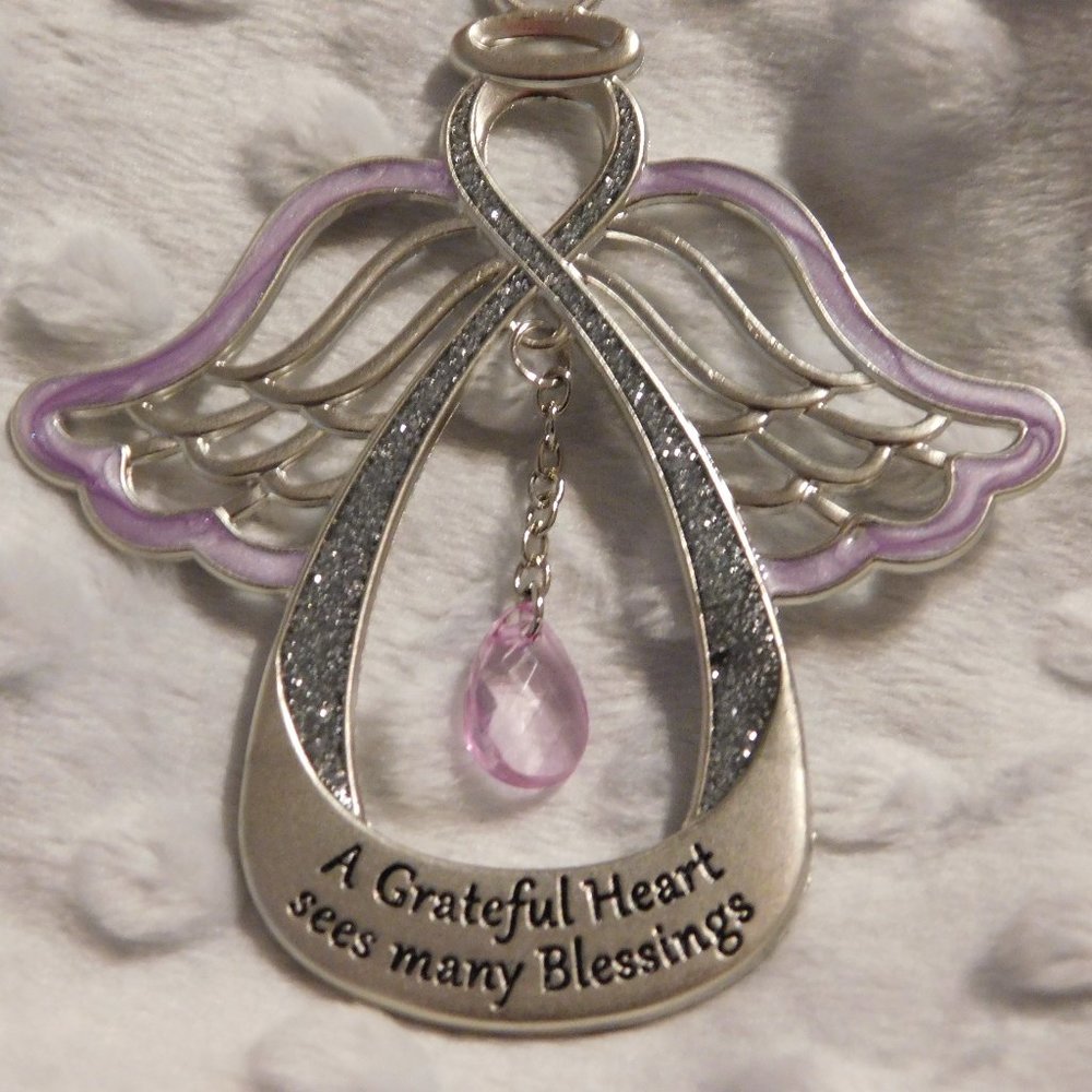 "A Grateful Heart" Angel Collectable Christmas Ornament